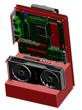 M-CASE 2 Корпус mATX+ RAL / Открытый корпус / Испытательный стенд