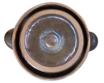 КЕРАМИЧЕСКАЯ БОЧКА 40 Л ДЛЯ СБОРА С ВОРОТНИКОМ КЕРАМИЧЕСКАЯ КРЫШКА