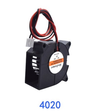 wentylator 4020 turbina - 40x40x20mm, 12V - dwużył