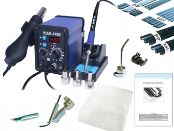 Spawarka do Plastiku WEP 878D DYSZE+SPOIWA+SIATKA