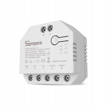 Sonoff DUAL R3 Lite WiFi Smart Switch 2 канала eWeLink