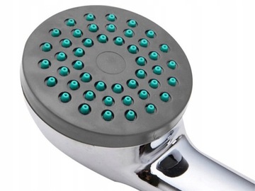 Ручной душ, большой, хромированный