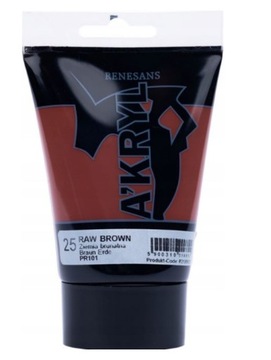 RENESANS A'KRYL Farba akrylowa 100 ml 25-Ziemia Brunatna