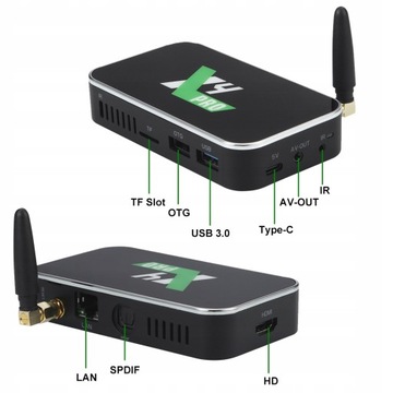 ТВ-приставка UGOOS X4 Pro Android11 ​​Amlogic S905X4 WIFI