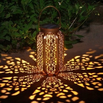 LED Lampki Solarne Ogrodowe Dekoracyjny Retro