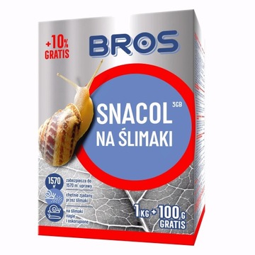 Bros Snacol granulat na ślimaki 1100 g