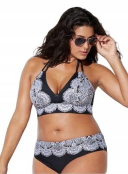 DWUCZĘŚCIOWY STRÓJ KĄPIELOWY BIKINI PLUS SIZE 5XK