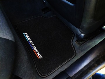 ВЕЛУРОВЫЕ КОВРИКИ ДЛЯ BMW 3 E46 (1998 - 2007) + ВЫШИВКА