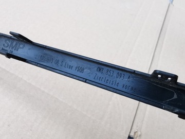 AUDI Q8 4M8 S-LINE SQ8 LIŠTA SPODNÍ NÁRAZNÍKU PŘEDNÍHO PROPOJENÍ 4M8853093A