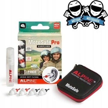 ALPINE ZATYCZKI/STOPERY DO USZU MOTOSAFE PRO