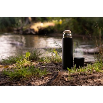 Туристический термос из нержавеющей стали - желтый