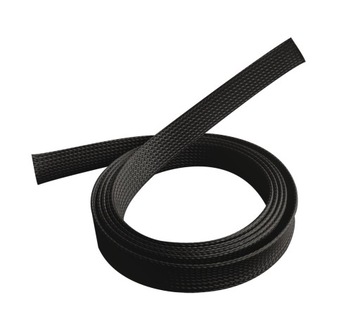 UCH0207A Peszel poliestrowy czarny na kable A/V 1m/40mm