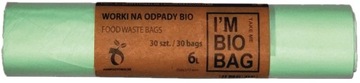 WORKI BIODEGRADOWALNE KOMPOSTOWALNE 6L BIO 30szt
