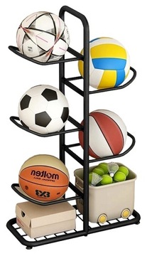 ПОЛКА ДЛЯ ШАРОВ - на 5 ШАРОВ - ЧЕРНАЯ M5 металл