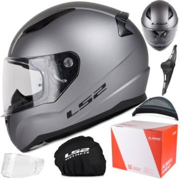Kask motocyklowy LS2 FF353 Rapid II Solid Matt Titanium S