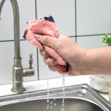 Бордовый стиль 5 шт. 5 шт. для кухни, супервпитывающие