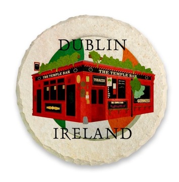 DUBLIN IRELAND IRLANDIA TEMPLE BAR magnes na lodówkę kamień 815 M