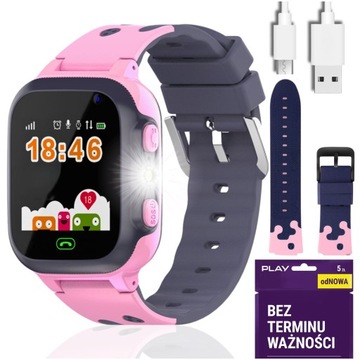 ZEGAREK DLA DZIECI SMARTWATCH SMART DLA DZIECKA LOKALIZACJA SIM MENU PL