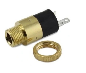 GNIAZDO MINI JACK 3,5MM 3 PIN PJ-392 ZŁOTE