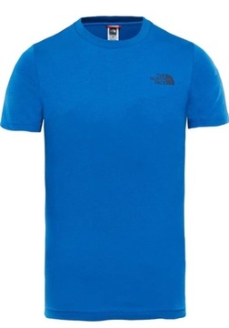 T-shirt męski okrągły dekolt koszulka The North Face rozmiar XXL NIEBIESKA
