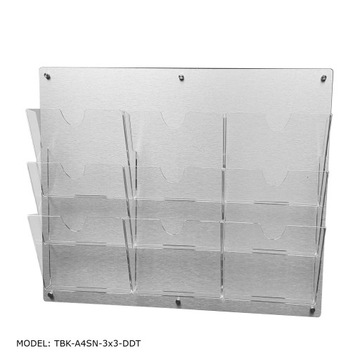 ORGANIZER Tablica na Teczki A4+ x9 kieszeń z plexi