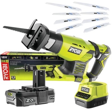 RYOBI RRS1801M РЕЦИМЕРНАЯ ПИЛА АККУМУЛЯТОРНАЯ ПИЛА ДЛЯ ЛИСА 18В +2Ач +10 коричневый