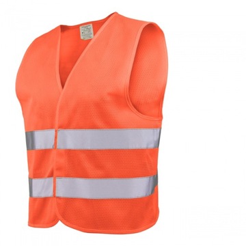 VEST2 СЕТЧАТЫЙ ОРАНЖЕВЫЙ СВЕТООБРАЗОВАТЕЛЬНЫЙ ЖИЛЕТ / S