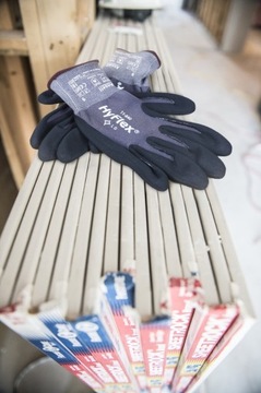 Rękawice Robocze Ochronne BHP Bezszwowe Ansell HyFlex rozmiar.8|M