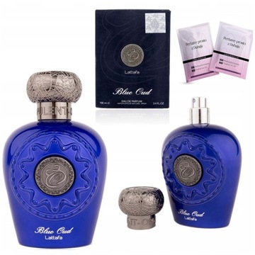 PERFUMY MĘSKIE LATTAFA BLUE OUD ORYGINALNE ARABSKIE Z DUBAJU + PRÓBKI