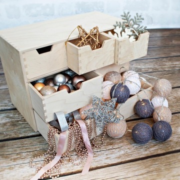 Деревянный комод Creative Deco Mini с 6 ящиками