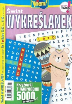 Krzyżówki WYKREŚLANKI Wiem Świat WYKREŚLANEK 7/23