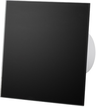 KRATKA WENTYLACYJNA 15x15 + PANEL SZKŁO CZARNY MAT