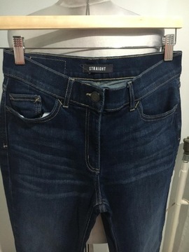 marks spodnie dżinsy rozciągliwe proste 38