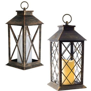 Komplet 2 SZT Latarnie Lampa Lampion Latarnia