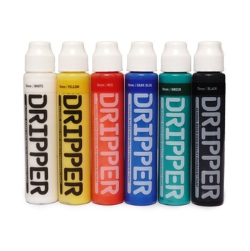 Zestaw markerów dekoracyjnych DRIPPER 10mm 6szt