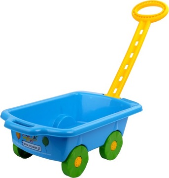 DUŻY WÓZEK PRZYCZEPKA do piasku NA ZABAWKI TACZKA