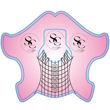 Шаблон для наращивания ногтей SEOL Cosmetics формы для ногтей 100 шт.