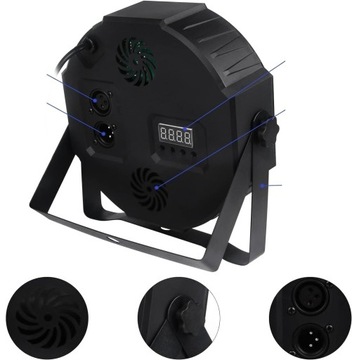 Прожектор Disco Light RGB 36 LED 72 Вт Дистанционное управление DMX