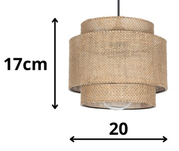 ŻYRANDOL BOHO LAMPA WISZĄCA SUFITOWA PLAFON LED