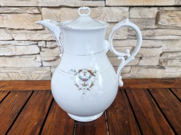 Dzbanek stary porcelanowy dzban imbryk fajans