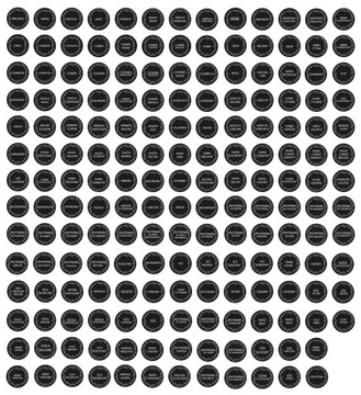 НАКЛЕЙКИ ДЛЯ СПЕЦИЙ 180 ШТ.
