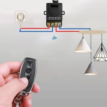 ПДУ 230В включение 2x RADIO TOGGLE AC 90-250V 30A до 70м