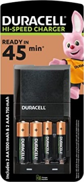DURACELL HI-SPEED CHARGER CEF27 + 2x AA 2x AAA R6 R3 перезаряжаемые батареи