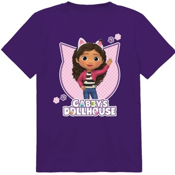 T-SHIRT KOSZULKA KOCI DOMEK GABI 104 110 JAKOŚĆ JAKOŚĆ