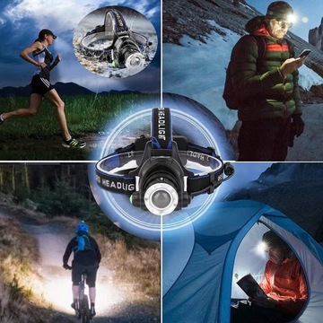 СВЕТОДИОДНАЯ ФАРА ZOOM CREE XML T6 ПИТАНИЕ ФАРЫ АККУМУЛЯТОР + ЗАРЯДНОЕ УСТРОЙСТВО