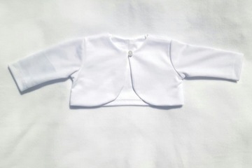 KELLO - Болеро 68 см крещение БЕЛЫЙ, ЭКРЮ, РОЗОВЫЙ