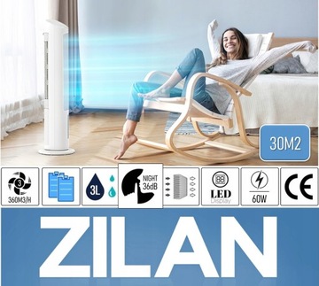 КОНДИЦИОНЕР ВОДА AROMA XXL 100CM 3L LED ДИСТАНЦИОННОЕ УПРАВЛЕНИЕ MEGA POWER 60W