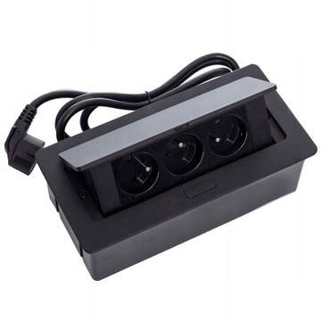 РОЗЕТКА RECORTISE, СКРЫТАЯ В СТОЛЕШНИЦЕ GTV