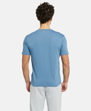 Koszulka z krótkim rękawem CALVIN KLEIN męski t-shirt r. L niebieska CK