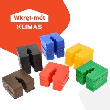 ПРОСТАВКИ ПЛАСТМАССОВЫЕ ВЫРАВНИВАЮЩИЕ ШАЙБЫ DW 2-10 ММ НАБОР ИЗ 300 ШТ.